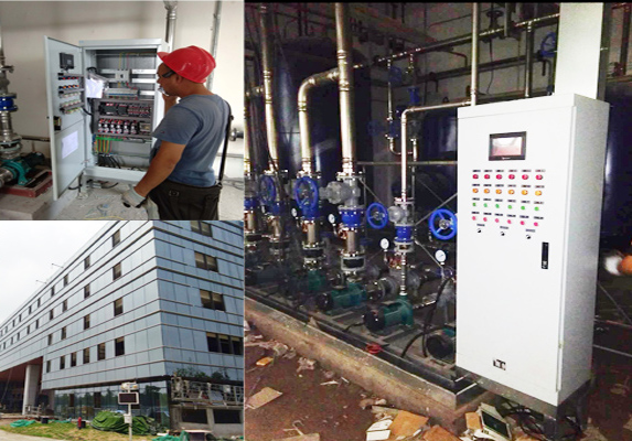 南京國(guó)際健康城生活供水電氣控制柜配套案例