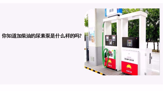你知道加柴油的尿素泵是什么樣的嗎？